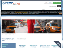 Tablet Screenshot of grecostore.it